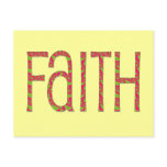 FAITH POSTCARD