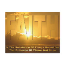 Faith postcards