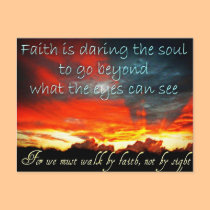 Faith Postcard