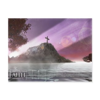 Faith postcard