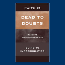 Faith Quote Simple Business Card business cards