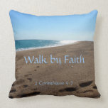 Faith Quote Throw Pillow Faith Quote Throw Pillow