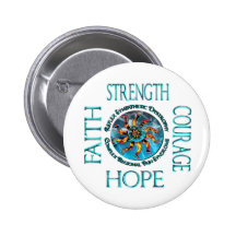 Faith Strength Courage Hope CRPS RSD Button