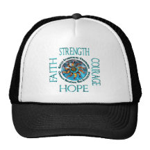 Faith Strength Courage Hope CRPS RSD Mesh Hat