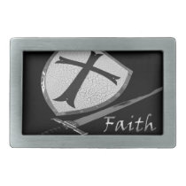 Faith Sword and Shield Belt Buckle Ephesians Armor