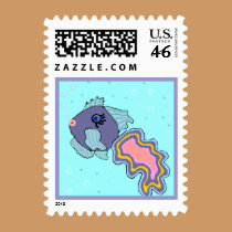 Faith The Fish postage by Perlyyyy Faith The Fish postage