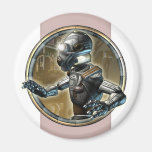 Faithful Robot Round Magnet