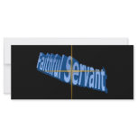 Faithful Servant Bookmark Rack Cards