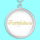 "Faithfulness" Sterling Silver Necklace necklaces