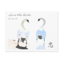 Faithfulness Wedding  - Save the Date Card Postcards