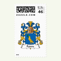 Faivre Family Crest Stamps