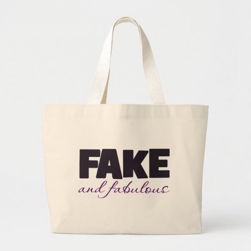 Fake and Fabulous Boobs Canvas Bags