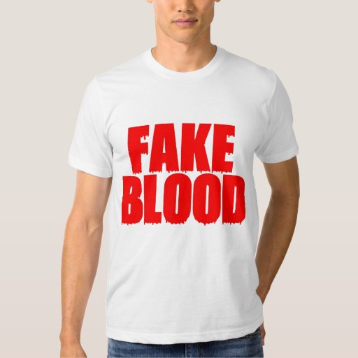 blood in t shirt