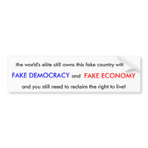 Fake Country bumper stickers