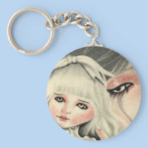 Fake Doll Sad Keychain keychains