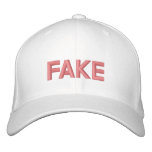 FAKE embroidered hats