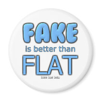 Fake is better than Flat Fridge Magnets