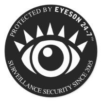 FAKE SECURITY STICKERS