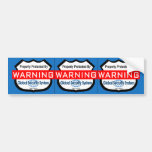 Fake Security Stickers, Window Decals- 3 per Sheet bumper stickers