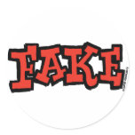 Fake sticker