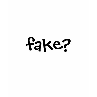 fake? / The Real Ones t-shirt by TinaPC