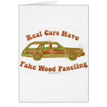 Fake Wood Paneling cards
