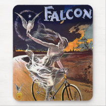 Falcon Bicycle Mouse Pad
