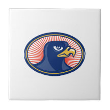 Falcon Head Side Oval Tiles