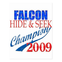 Falcon Heeme, Hide and Seek Champion Post Card