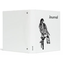 Falcon on Block Perch binders by artoffalconry Falcon on Block Perch binders