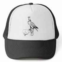 Falcon on Glove Cap Mesh Hat