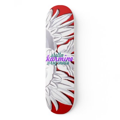 Falcon Red Premium Skateboard ( Deck or Complete ) by StellaKarmine
