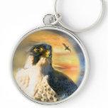Falcon Sun Art Keychain