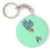 Falcon with goggles key chains
