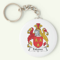 Falconer Family Crest Keychain