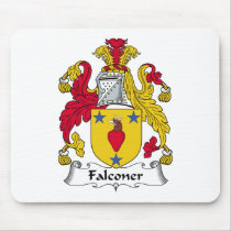 Falconer Family Crest Mousepad