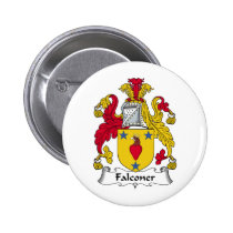 Falconer Family Crest Button