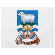 Falkland Islands Coat of Arms Personalized Flyer