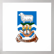 Falkland Islands Coat of Arms Posters