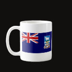 Falkland Islands Flag Map Classic Mug