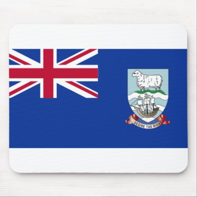Falkland Islands Flag Mousepad by jacinto888