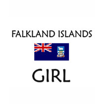 FALKLAND ISLANDS GIRL t-shirts by flagshirt FALKLAND ISLANDS GIRL t-shirts