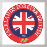 Falklands Forever British Print