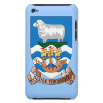 Falklands Sheep And Ship on Sea Flag iPod Touch