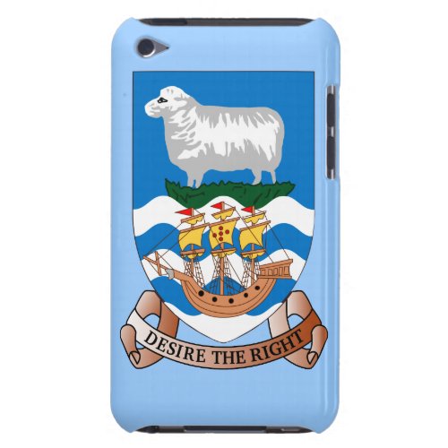 Falklands Sheep And Ship on Sea Flag iPod Touch casematecase