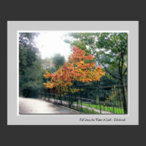Fall along the Water of Leith - Edinburgh posters