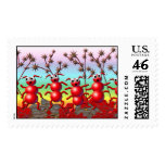 fall ants stamp