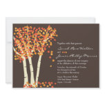 Fall Aspen Tree Wedding Invitation