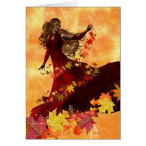Fall Autumn Goddess cards by DesignsbyLisa Fall Autumn Goddess cards