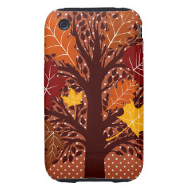 Fall Autumn Leaves Tree November Harvest iPhone 3 Tough Covers